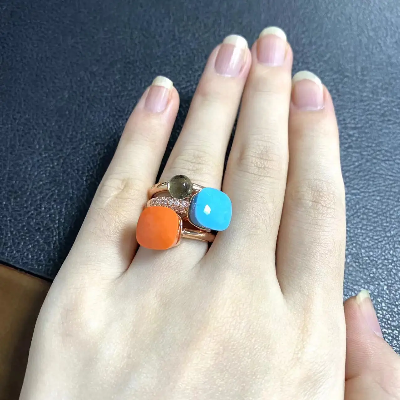 3Pcs/Set Classic Ring Stacked Mix Color Crystal Ring Candy Style Ring Jewelry Birthday Gift For Women Stacking Ring Set
3Pcs/Set Classic Ring Stacked Mix Color Crystal Ring Candy Style Ring Jewelry Birthday Gift For Women Stacking Ring Set