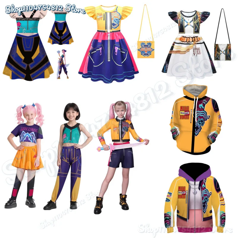 Kids Rumi Jacket Demon Hunter of KPop Cosplay Costume Children Child Girls Hoodies Disguise Roleplay Fantasia Clothing Halloween
Kids Rumi Jacket Demon Hunter of KPop Cosplay Costume Children Child Girls Hoodies Disguise Roleplay Fantasia Clothing Halloween