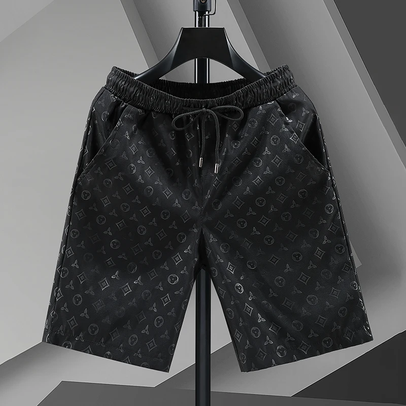 Summer shorts, men's casual five quarter pants, big pants, fashion brand slim fit sports beach pants, mid pants
Summer shorts, men's casual five quarter pants, big pants, fashion brand slim fit sports beach pants, mid pants