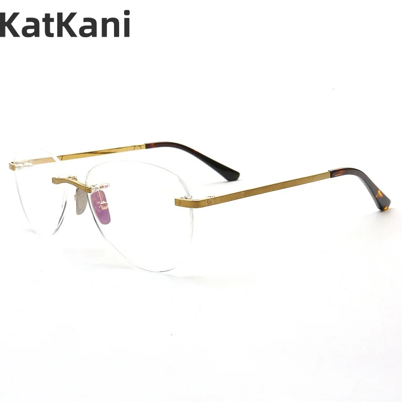 Pure Titanium Frameless Glasses Casual Retro Men's Frameless Glasses Ultra Light And Comfortable Optical Prescription Glasses
Pure Titanium Frameless Glasses Casual Retro Men's Frameless Glasses Ultra Light And Comfortable Optical Prescription Glasses