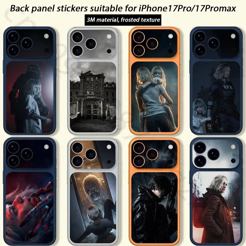 R-Resident Evil Requiem Game For iPhone 17 pro Max 17 pro Full Cover Decal Skin Wrap 3D Colorful Rear Protective Sticker Film
R-Resident Evil Requiem Game For iPhone 17 pro Max 17 pro Full Cover Decal Skin Wrap 3D Colorful Rear Protective Sticker Film