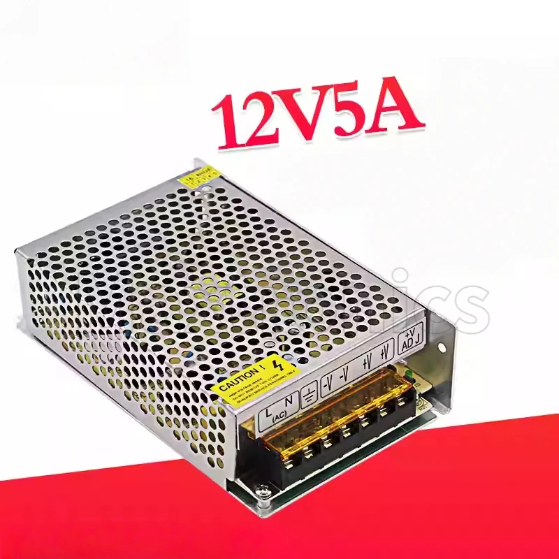 12V 60W Driver Lighting Transformer Switching Power Supply Led Strip Adapter 5A Higt Quality Constant Voltage Power Supply AC/DC
12V 60W Driver Lighting Transformer Switching Power Supply Led Strip Adapter 5A Higt Quality Constant Voltage Power Supply AC/DC