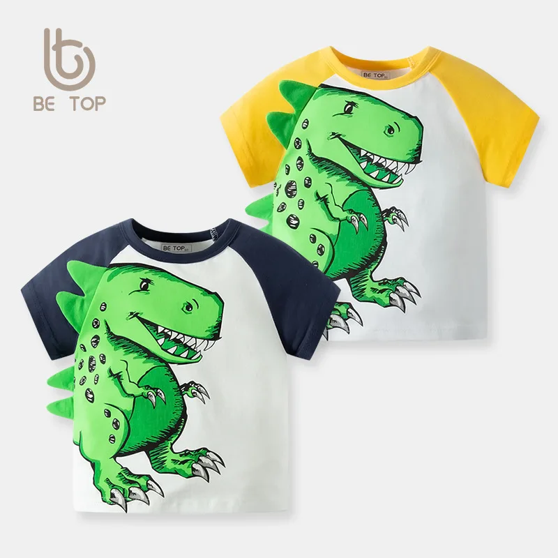 2022 Summer Children Boys Shorts Sleeve T-shirts Cartoon Dinosaur Cotton Toddler Boys Top 1-10 Years Kids Baby Boy Tees Clothes
2022 Summer Children Boys Shorts Sleeve T-shirts Cartoon Dinosaur Cotton Toddler Boys Top 1-10 Years Kids Baby Boy Tees Clothes