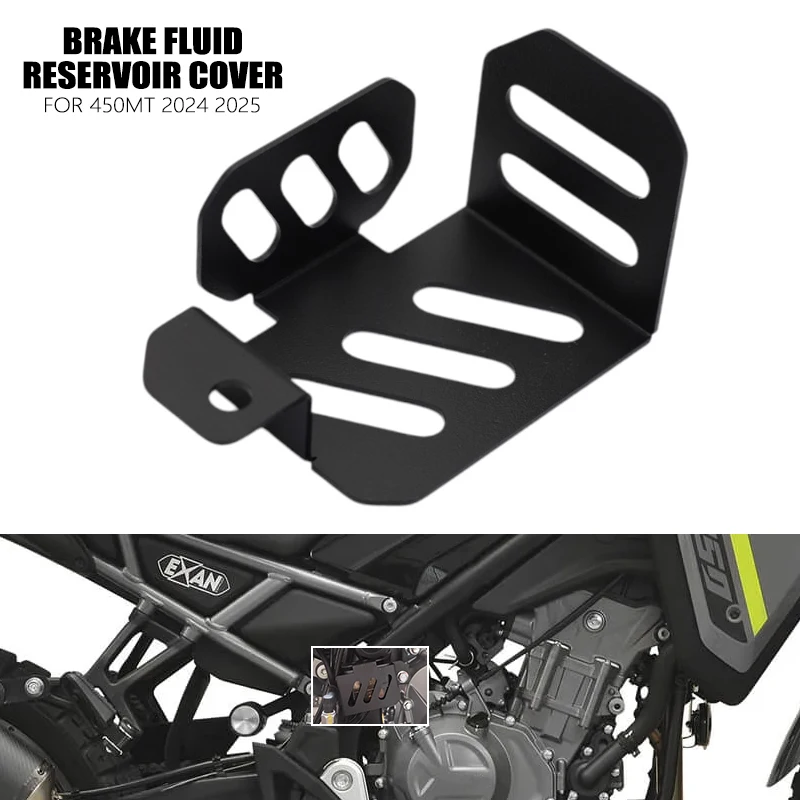For CFMOTO 450MT Motorcycle Rear Brake Fluid Reservoir Tank Guard Brake Master Cylinder Protector Cover 450MT MT450 2024 2025
For CFMOTO 450MT Motorcycle Rear Brake Fluid Reservoir Tank Guard Brake Master Cylinder Protector Cover 450MT MT450 2024 2025