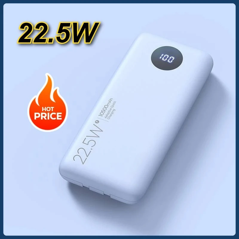 Built-in Cable Power Bank Mini Portable 22.5W Mobile Power Bank with 10000mAh Capacity For
Built-in Cable Power Bank Mini Portable 22.5W Mobile Power Bank with 10000mAh Capacity For