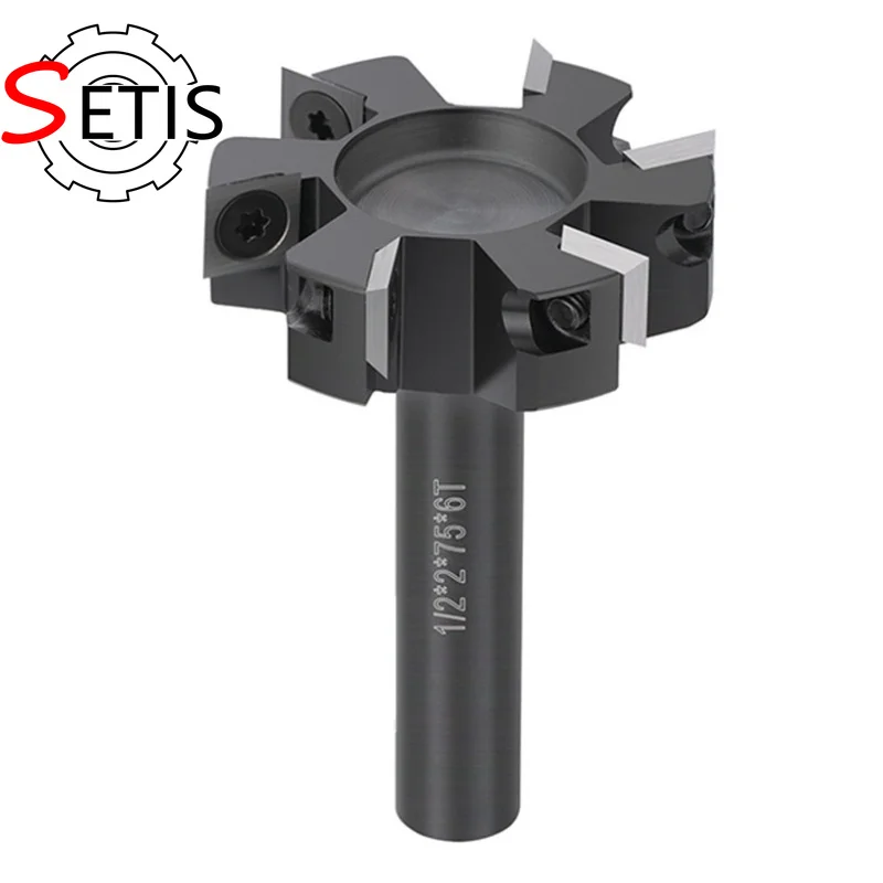 CNC Insert Solid Carbide 6-Flute Face Milling Cutter,1/2 Inch Shank End Mill / Router Bit
CNC Insert Solid Carbide 6-Flute Face Milling Cutter,1/2 Inch Shank End Mill / Router Bit