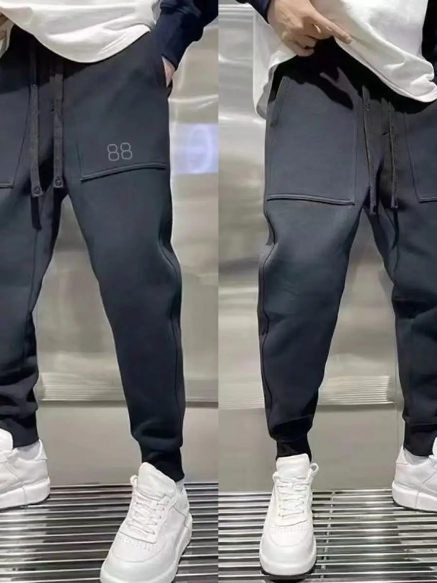 Men's Comfortable Loose Casual Harlan Pants Faionable Personali Simple Summer Leisure Trousers Trendy Cuffed Pants
Men's Comfortable Loose Casual Harlan Pants Faionable Personali Simple Summer Leisure Trousers Trendy Cuffed Pants