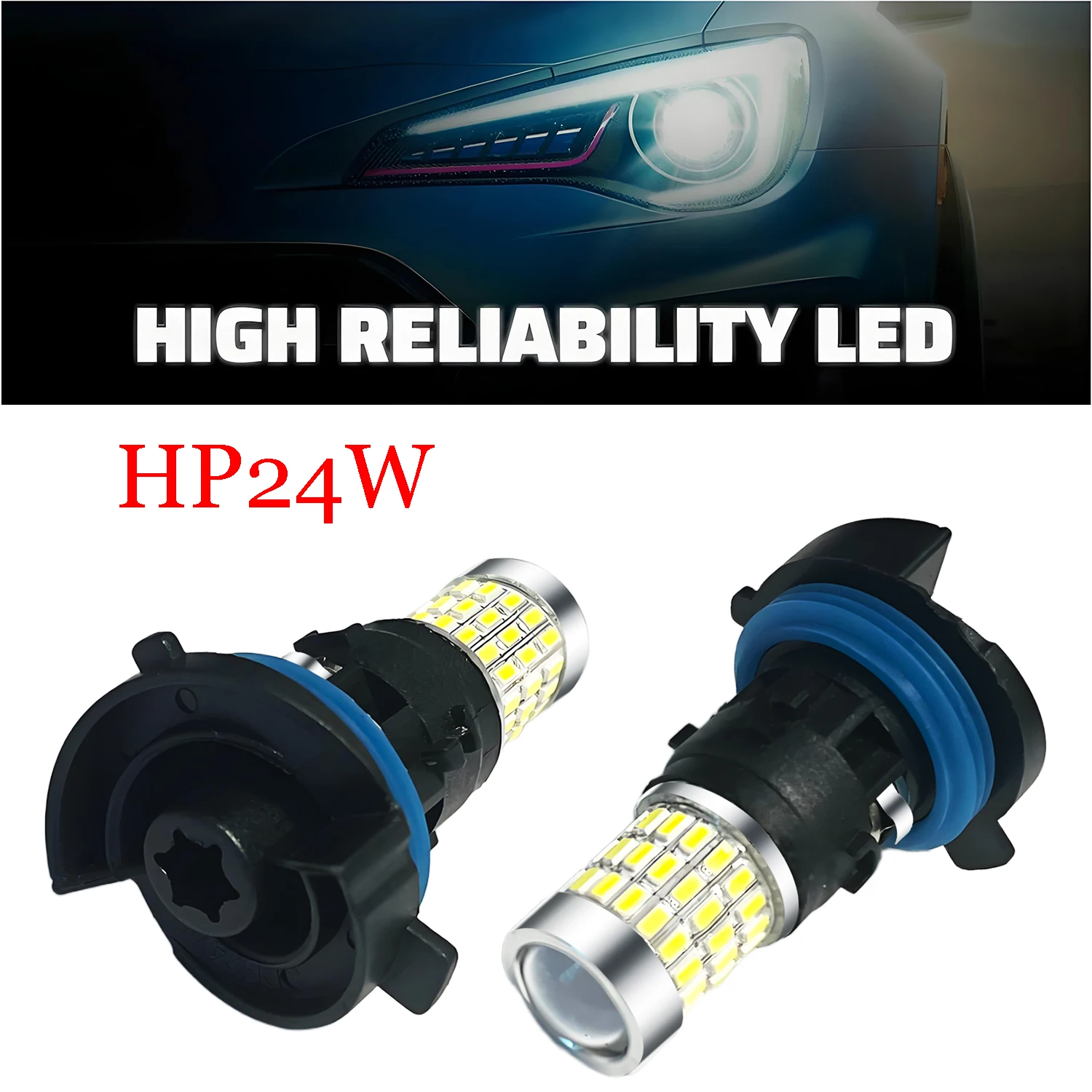 2pcs HP24W LED Bulbs,48SMD 3014 360° Light bulb for Citroen C5 PEUGEOT 5008 3008 Daytime Running Lights Lamp For Peugeot 3008 DR
2pcs HP24W LED Bulbs,48SMD 3014 360° Light bulb for Citroen C5 PEUGEOT 5008 3008 Daytime Running Lights Lamp For Peugeot 3008 DR