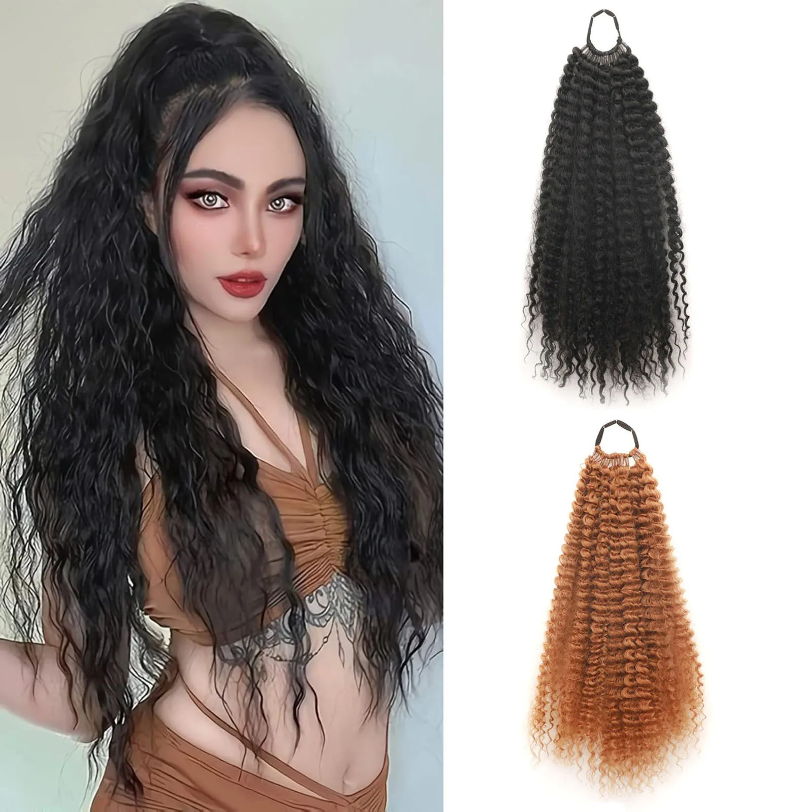 Jeedou хвостики свободные глубокие вьющиеся волосы кольцо дизайн афро пушистая текстура синтетический хвост наращивание для женщин ежедневное использование
Jeedou хвостики свободные глубокие вьющиеся волосы кольцо дизайн афро пушистая текстура синтетический хвост наращивание для женщин ежедневное использование