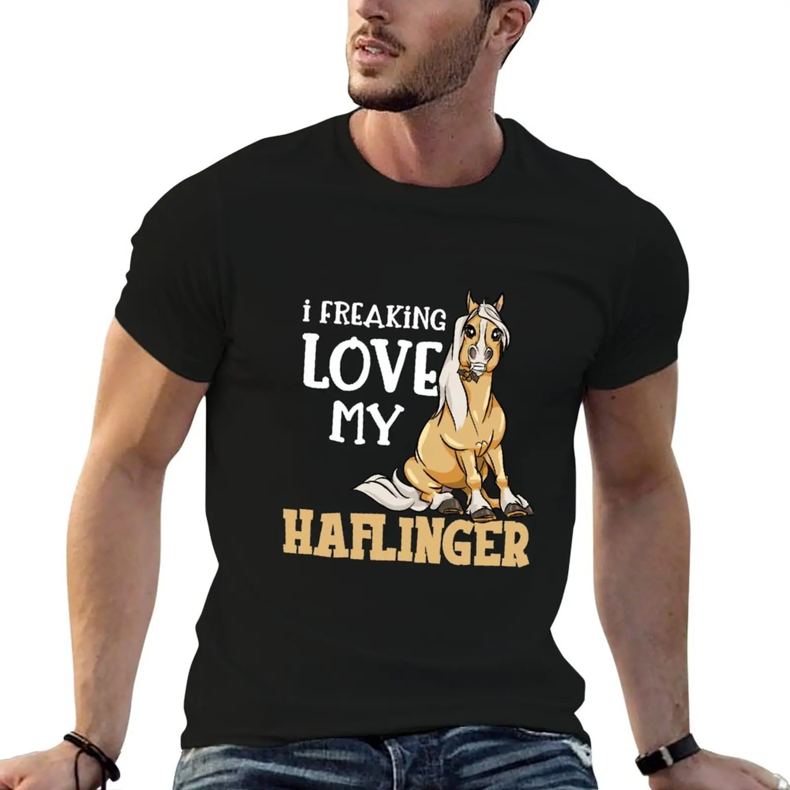 Cute Haflinger Horse I Freaking Love My Haflinger T-Shirt man t shirt summer funny t shirts cotton T-Shirt
Cute Haflinger Horse I Freaking Love My Haflinger T-Shirt man t shirt summer funny t shirts cotton T-Shirt