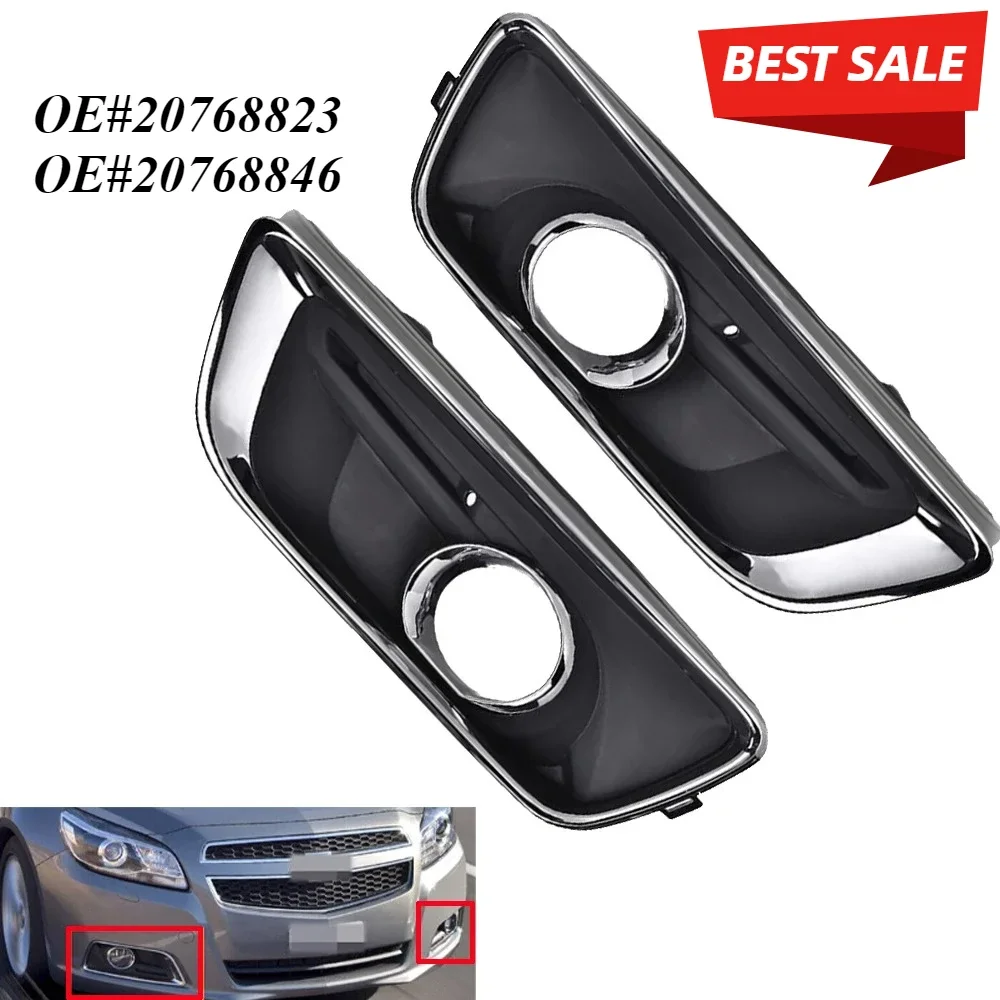 Pair Left Right Car Front Bumper Fog Light Cover Grille for Chevrolet Malibu Eco 2013 2014 20768823 20768846
Pair Left Right Car Front Bumper Fog Light Cover Grille for Chevrolet Malibu Eco 2013 2014 20768823 20768846