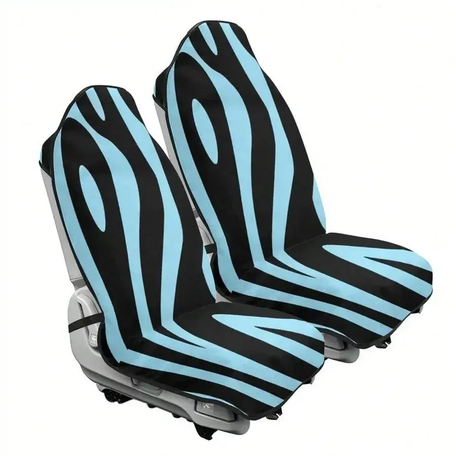 2Pcs Blue Black Zebra Stripe Car Seat Covers Front Seats Waterproof Sweat Absorbent For SUV Truck
2Pcs Blue Black Zebra Stripe Car Seat Covers Front Seats Waterproof Sweat Absorbent For SUV Truck