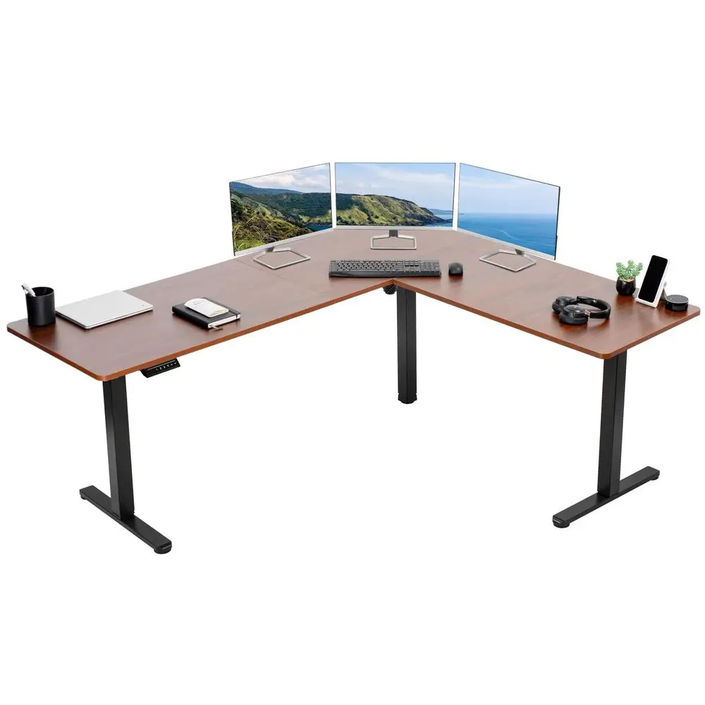 Corner Standing Desk, 75 x 63 inch Reversible LShaped Workstation, Electric Height Adjustment, Home, Office, and Reception Room
Corner Standing Desk, 75 x 63 inch Reversible LShaped Workstation, Electric Height Adjustment, Home, Office, and Reception Room