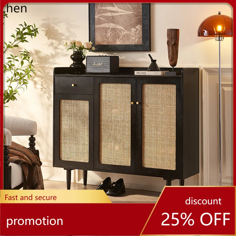 CZ Solid Wood Shoe Cabinet with Drawers, Multi-Functional Layered Storage, Breathable Rattan Shoe Rack
CZ Solid Wood Shoe Cabinet with Drawers, Multi-Functional Layered Storage, Breathable Rattan Shoe Rack