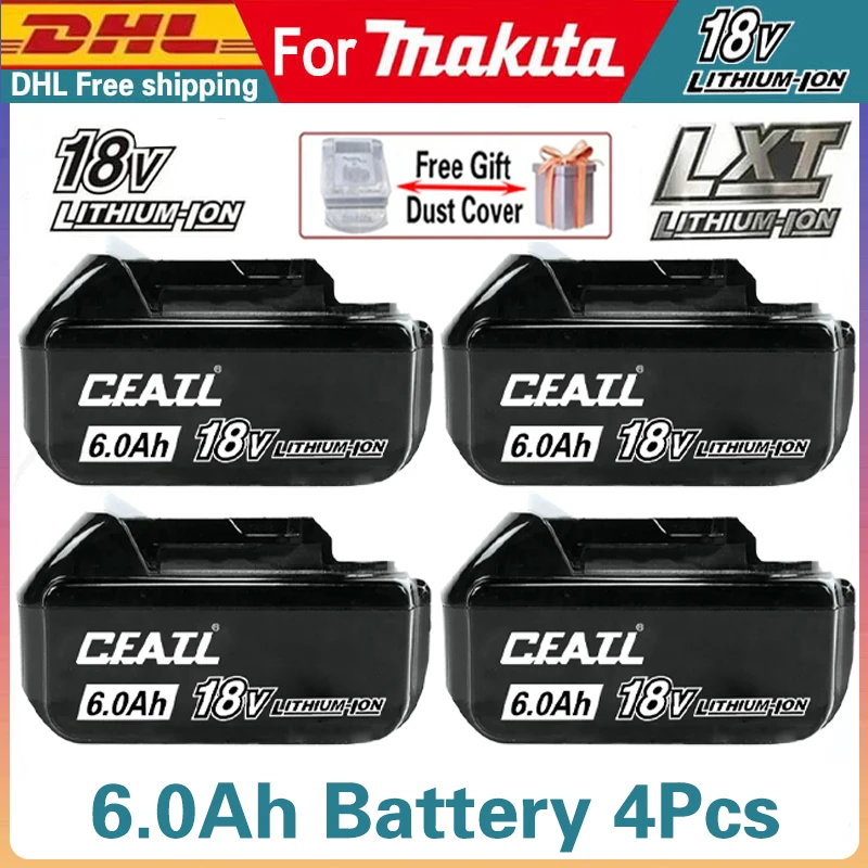 100% for Makita 18V Battery BL1860B BL1840 BL1830B BL1850B BL1850 BL1860 BL1815 BL1840 BL1840 LXT Replacement Lithium Battery
100% for Makita 18V Battery BL1860B BL1840 BL1830B BL1850B BL1850 BL1860 BL1815 BL1840 BL1840 LXT Replacement Lithium Battery