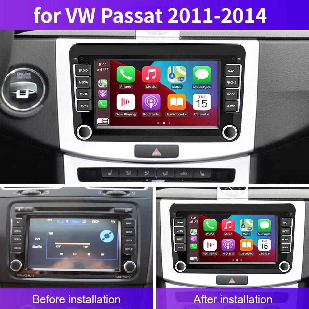 7-дюймовая автомагнитола Android 13 с GPS-навигацией для VW Passat 2011-2014, с Carplay, Android Auto, Bluetooth, мультимедиа, 2+64 ГБ
7-дюймовая автомагнитола Android 13 с GPS-навигацией для VW Passat 2011-2014, с Carplay, Android Auto, Bluetooth, мультимедиа, 2+64 ГБ
