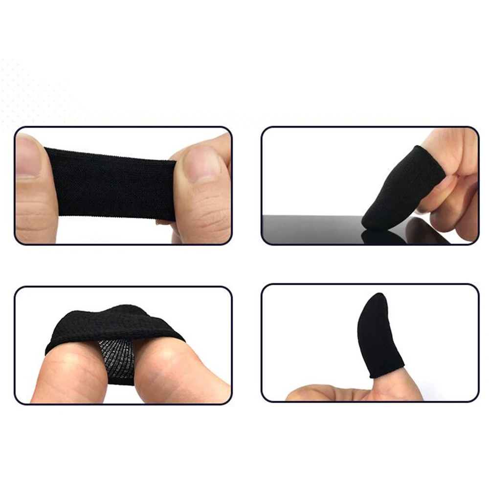 10 pcs Gaming Thumb Sleeve Protectors for Finger Sweat Oil Proof Touch Screen Conductive Fiber Game
10 pcs Gaming Thumb Sleeve Protectors for Finger Sweat Oil Proof Touch Screen Conductive Fiber Game