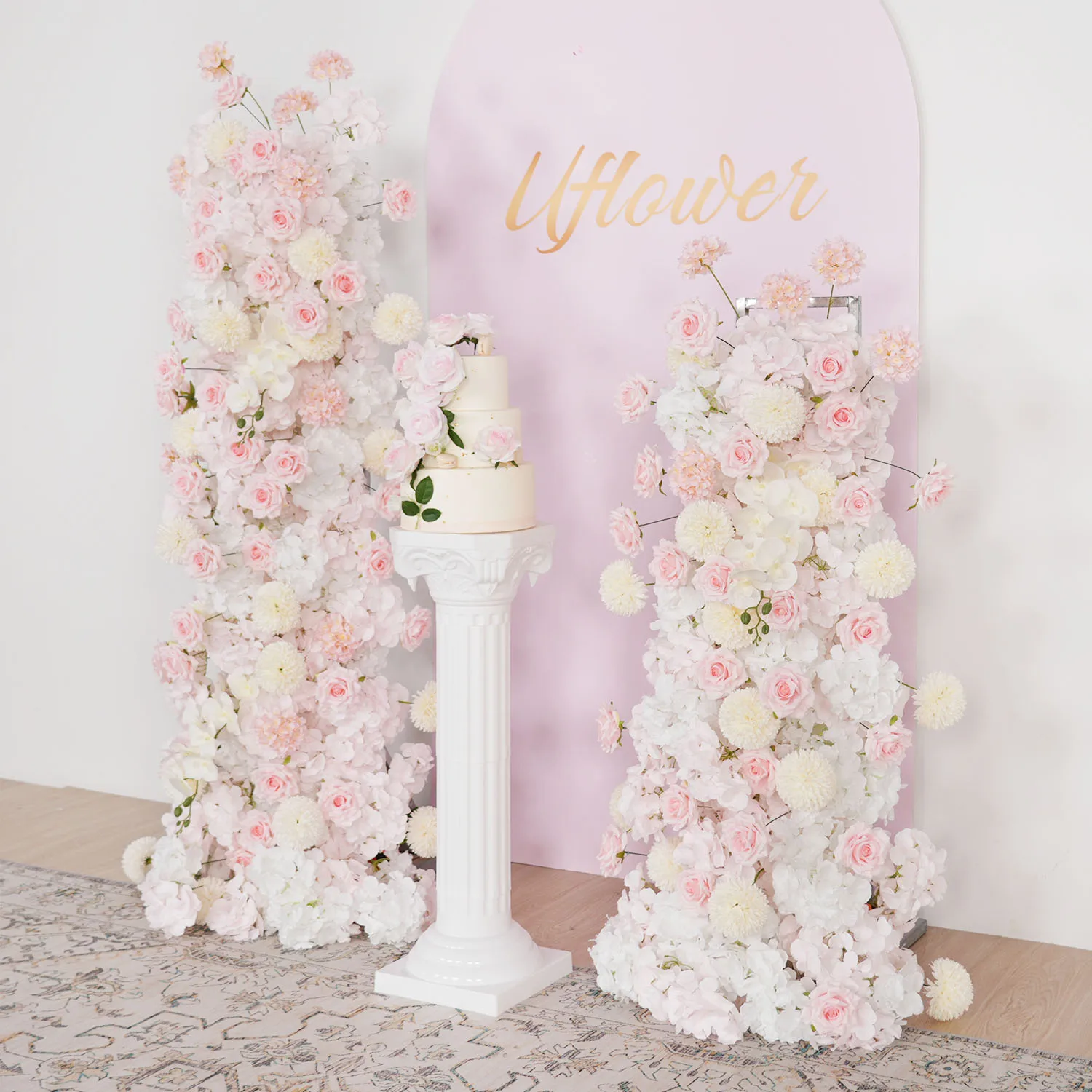 Uflower Flower Row Pink Blue Rose Orchid Pompom 5D Wedding Backdrop Arch KT Board Decoration Floral Event Party Props
Uflower Flower Row Pink Blue Rose Orchid Pompom 5D Wedding Backdrop Arch KT Board Decoration Floral Event Party Props