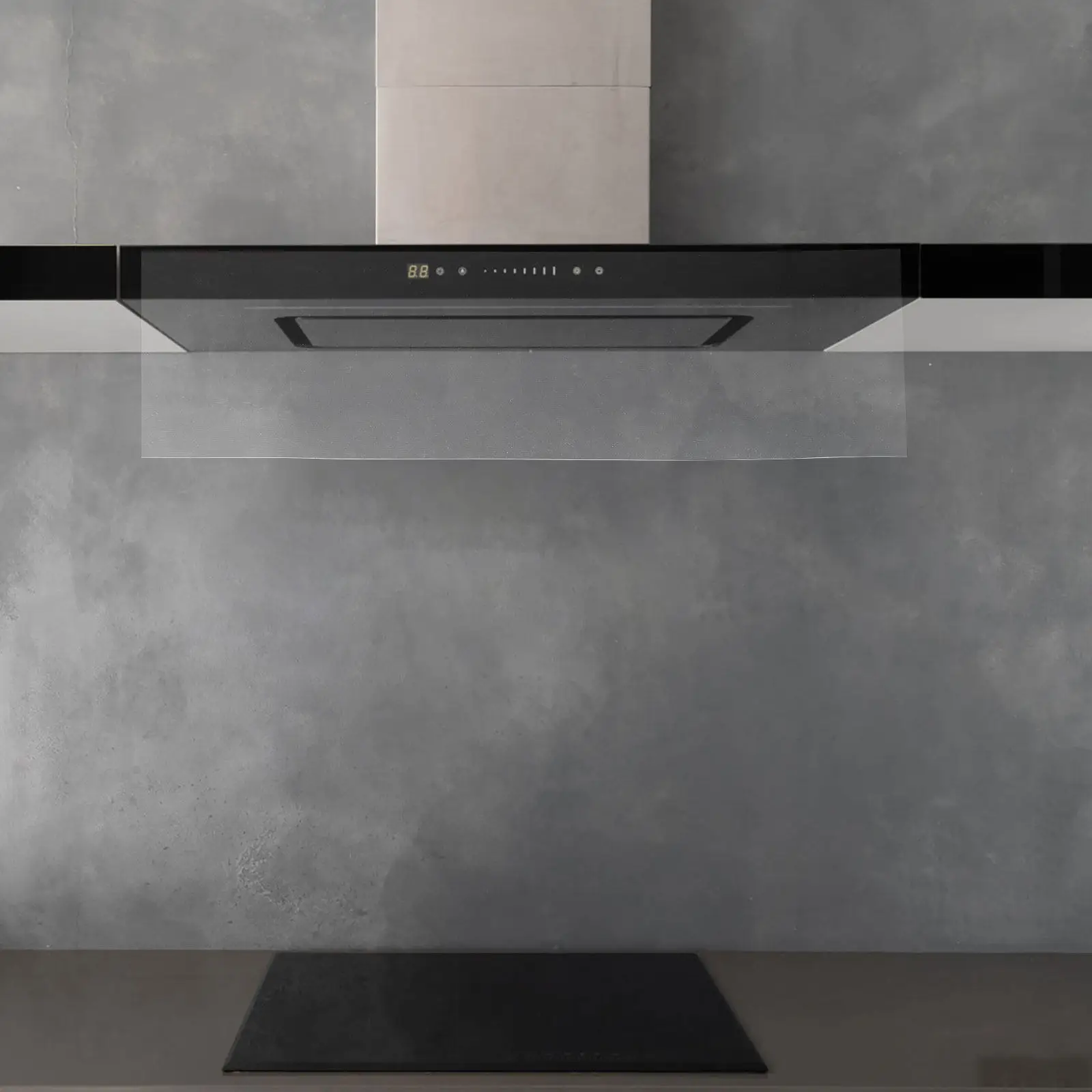 Clear PVC Range Hood Baffle Smoke Deflector for Kitchen Hood Exhaust Ventilation Oil Splash Guard Full Coverage Smoke
Clear PVC Range Hood Baffle Smoke Deflector for Kitchen Hood Exhaust Ventilation Oil Splash Guard Full Coverage Smoke