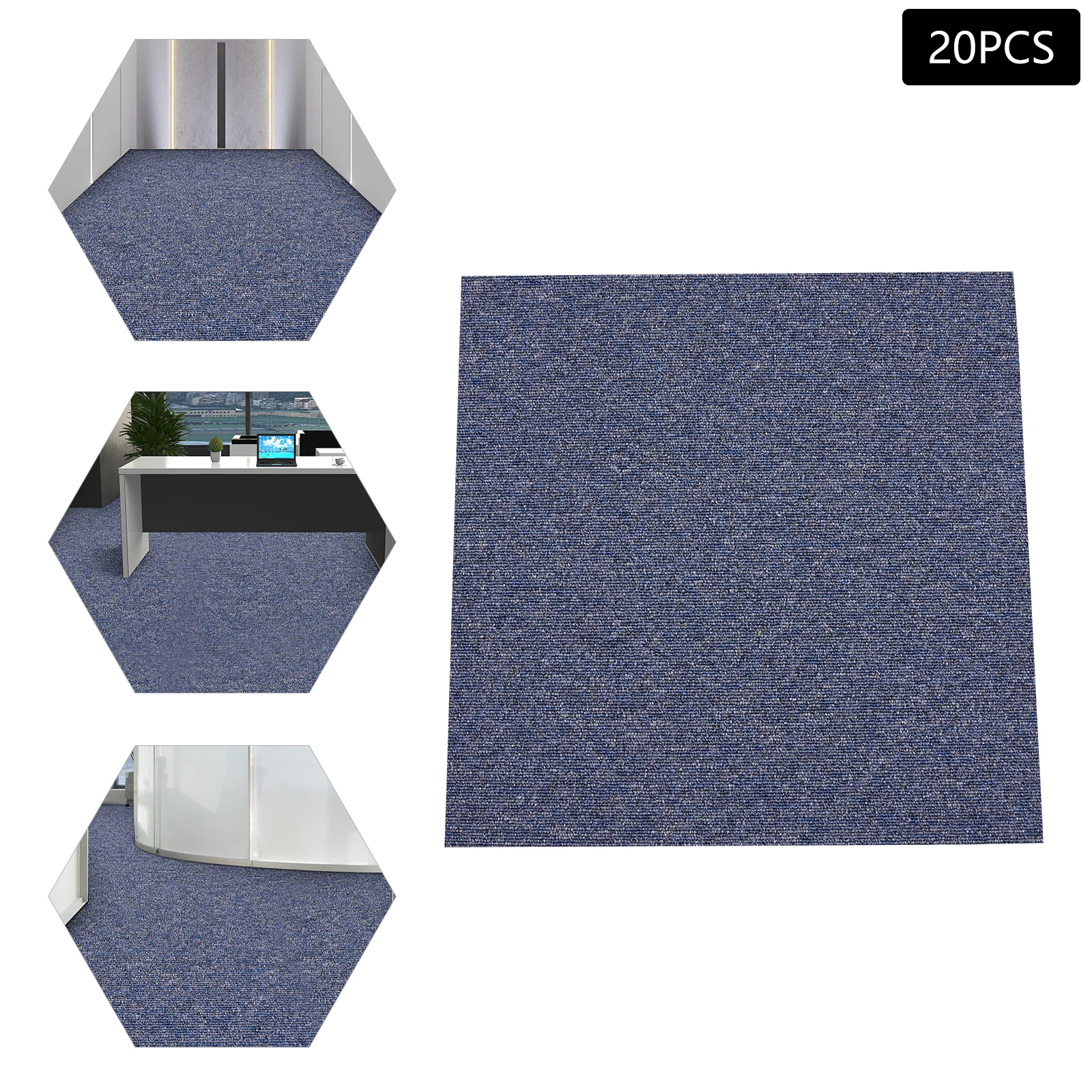 20PCS Floor Mats 50x50cm, Soft Non Slip Square Mat with PVC Backing for Bedroom Office Corridor Playroom Entryway Blue
20PCS Floor Mats 50x50cm, Soft Non Slip Square Mat with PVC Backing for Bedroom Office Corridor Playroom Entryway Blue