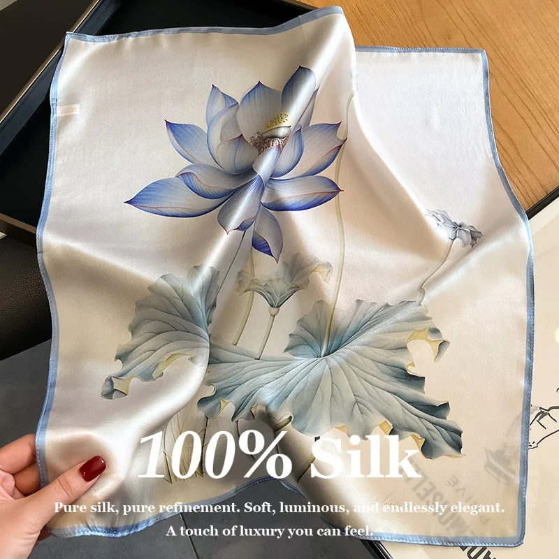 100% Mulberry Silk Scarf 53x53cm Square Office Lady Silk Hijab Wrist Scarf Lady Neck Scarf Women Fashion Bandana Hijab Hairband
100% Mulberry Silk Scarf 53x53cm Square Office Lady Silk Hijab Wrist Scarf Lady Neck Scarf Women Fashion Bandana Hijab Hairband