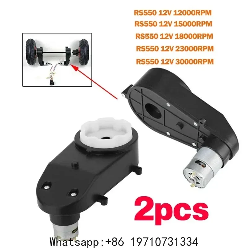 2pcs 12V RS550 High Speed Toy Car Accessories Kids Gifts High Torque Car Motor Gearbox Replacement Motor Electric Gearbox
2pcs 12V RS550 High Speed Toy Car Accessories Kids Gifts High Torque Car Motor Gearbox Replacement Motor Electric Gearbox