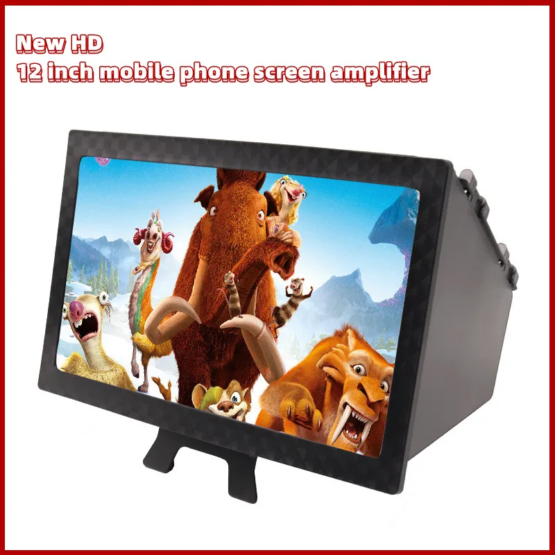 New 12 Inch Mobile Phone Screen Magnifying Glass Desktop Stand HD Video Magnifying Glass Movie Video Magnifying Glass
New 12 Inch Mobile Phone Screen Magnifying Glass Desktop Stand HD Video Magnifying Glass Movie Video Magnifying Glass