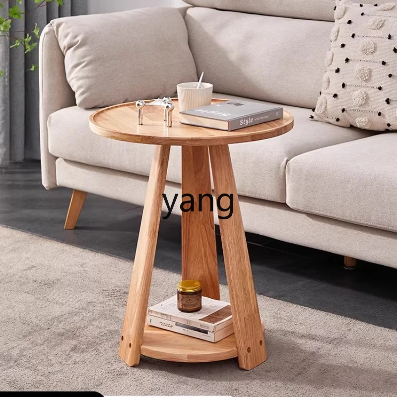 LH light luxury solid wood edge sofa small coffee table mini storage small round table living room home 
LH light luxury solid wood edge sofa small coffee table mini storage small round table living room home