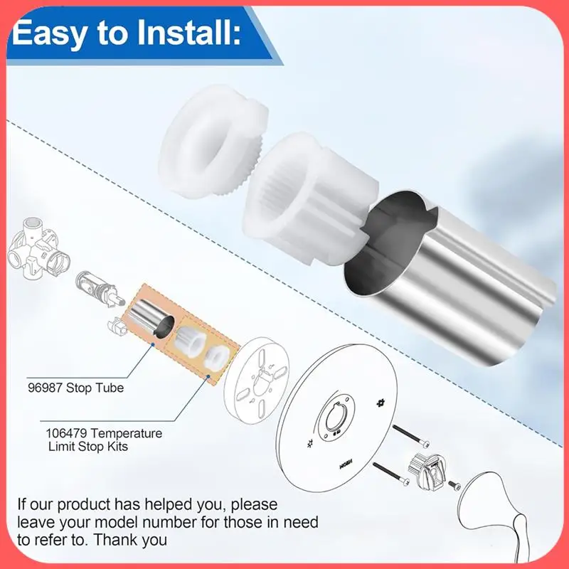 AA89-96987 Стопорная трубка для Moen 96987, стопорная трубка и комплект ограничения температуры для клапана Moen Positemp
AA89-96987 Стопорная трубка для Moen 96987, стопорная трубка и комплект ограничения температуры для клапана Moen Positemp
