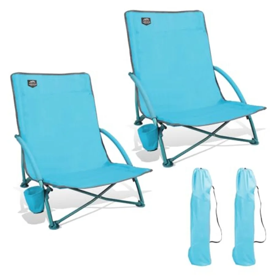 2 Pack Low Beach Chair, Folding Recliner Camping Chair for Adults, Lightweight Backpacking Low Seat Camping Chairs with Cup Hol
2 Pack Low Beach Chair, Folding Recliner Camping Chair for Adults, Lightweight Backpacking Low Seat Camping Chairs with Cup Hol