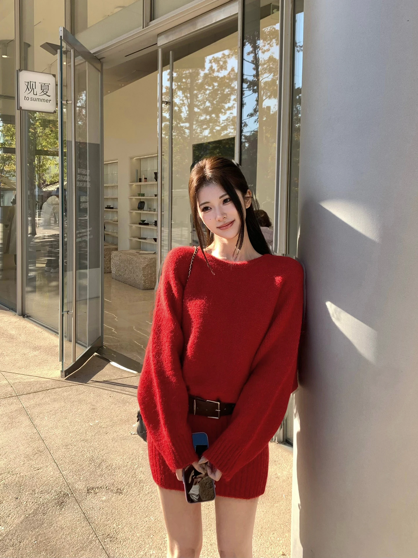 Red Knitted Sweater Dr Women's Autumn Winter Thiened Mid-Length Wrap around Skirt Casual Sle Soft Comfortable Material
Red Knitted Sweater Dr Women's Autumn Winter Thiened Mid-Length Wrap around Skirt Casual Sle Soft Comfortable Material