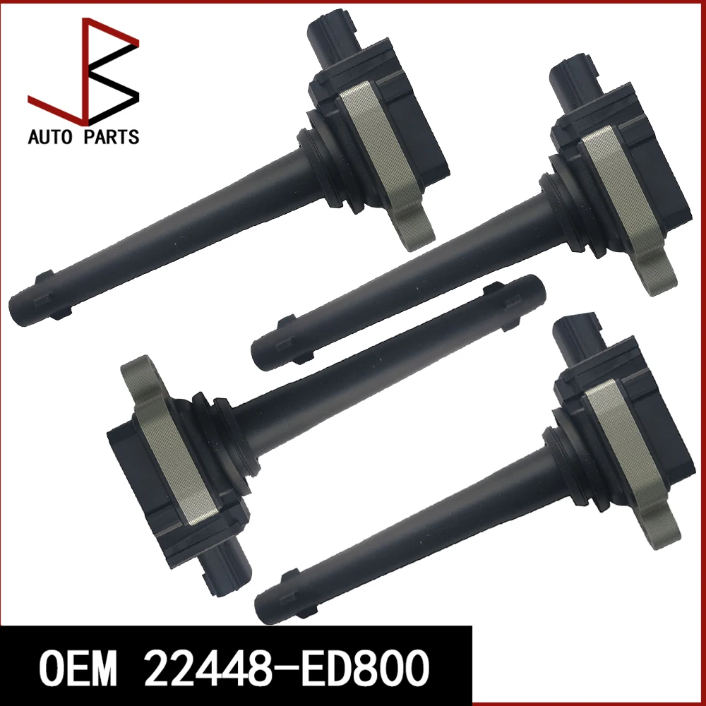 Набор из 4 шт. OEM 22448-ED800 22448ED800 22448-ED80A 77 01 065 086 BI0109MM 060810187010 Катушка зажигания подходит для NISSAN RENAULT 
Набор из 4 шт. OEM 22448-ED800 22448ED800 22448-ED80A 77 01 065 086 BI0109MM 060810187010 Катушка зажигания подходит для NISSAN RENAULT