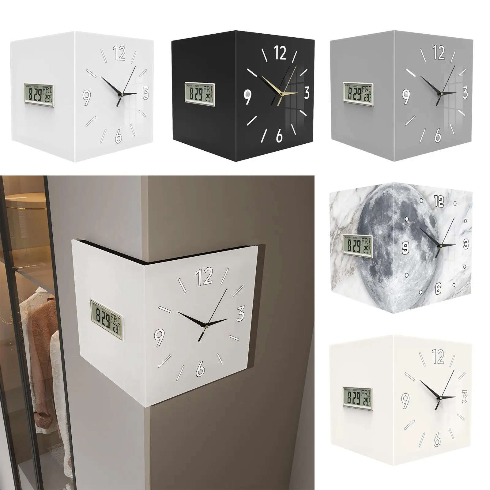 Настенные часы с отображением месяца, даты и дня недели, бесшумные, декоративные, для гостиной, столовой, подарок на новоселье, украшение для дома
Настенные часы с отображением месяца, даты и дня недели, бесшумные, декоративные, для гостиной, столовой, подарок на новоселье, украшение для дома