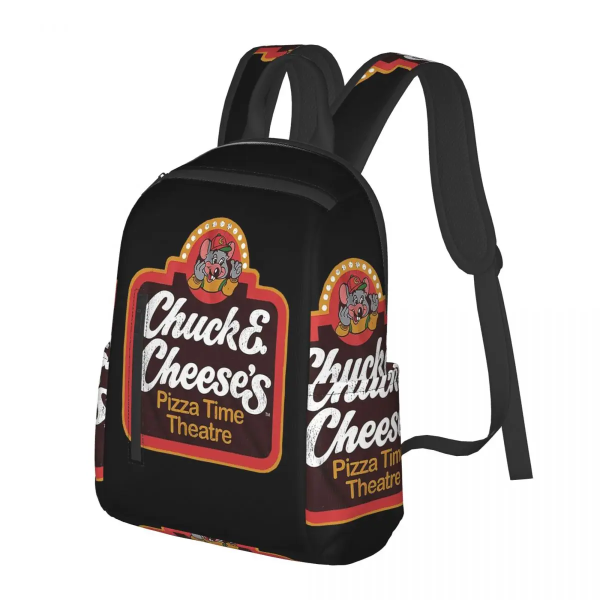 Chuck E Cheeses Pizza Time Theater Student Backpack School Bag Hiking Travel Daypack for Men Women Fashion Bookbag Shoulder Bags
Chuck E Cheeses Pizza Time Theater Student Backpack School Bag Hiking Travel Daypack for Men Women Fashion Bookbag Shoulder Bags