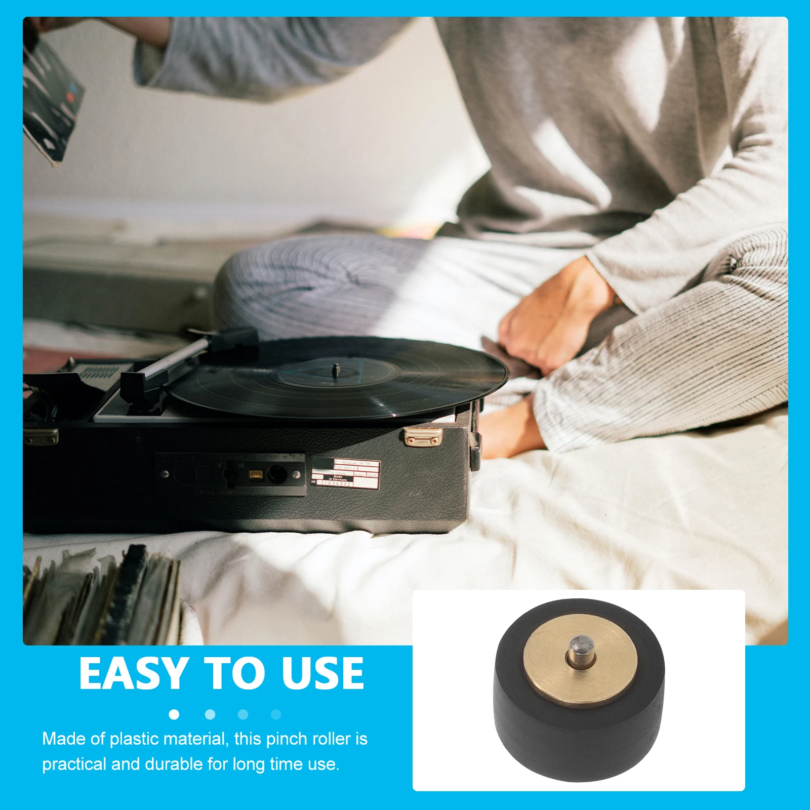 Tape Recorder Amplifier Pinch Roller 13-8-6-2 0mm Copper Shaft Wear Resistant Deck Stereo Cassette Radio Parts Audio Supplies
Tape Recorder Amplifier Pinch Roller 13-8-6-2 0mm Copper Shaft Wear Resistant Deck Stereo Cassette Radio Parts Audio Supplies