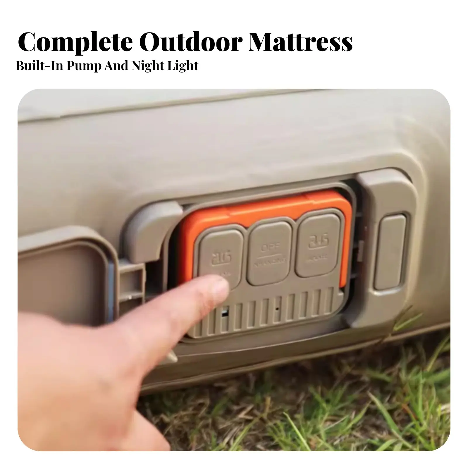 Надувной матрас для кемпинга, утолщенный спальный коврик, автоматическое накачивание воздухом, портативный уличный влагостойкий коврик
Надувной матрас для кемпинга, утолщенный спальный коврик, автоматическое накачивание воздухом, портативный уличный влагостойкий коврик