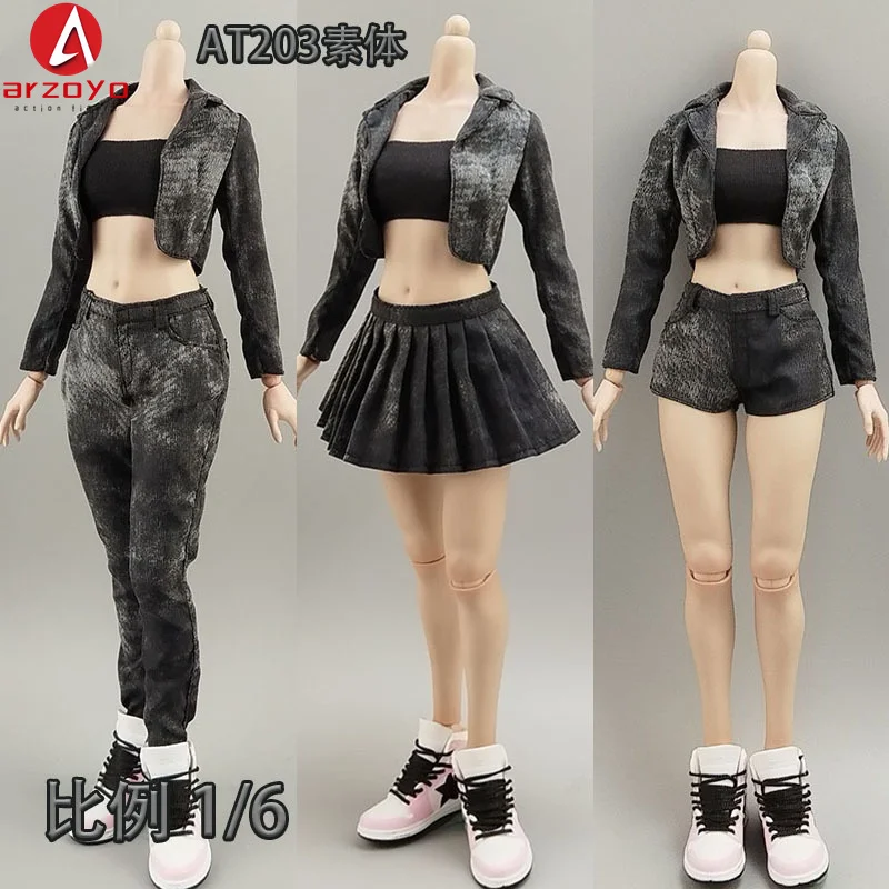 1/6 Short Suit Set Shorts Pleated Skirt Long Pants Clothes Model Fit 12'' BJD AT202 Female Soldier Action Figure Body
1/6 Short Suit Set Shorts Pleated Skirt Long Pants Clothes Model Fit 12'' BJD AT202 Female Soldier Action Figure Body