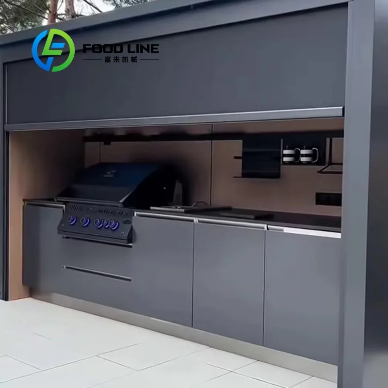 New Arrivals Customized Waterproof Stainless Steel Outdoor Kitchen BBQ Grill With Storage Shed For Garden Backyard Patio Cooking
New Arrivals Customized Waterproof Stainless Steel Outdoor Kitchen BBQ Grill With Storage Shed For Garden Backyard Patio Cooking