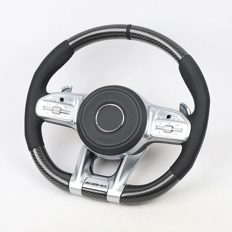Cheap Wholesale Carbon Fiber Steering Wheel Alcantara Rim for Benz E C W205 W204 W212 W213
Cheap Wholesale Carbon Fiber Steering Wheel Alcantara Rim for Benz E C W205 W204 W212 W213