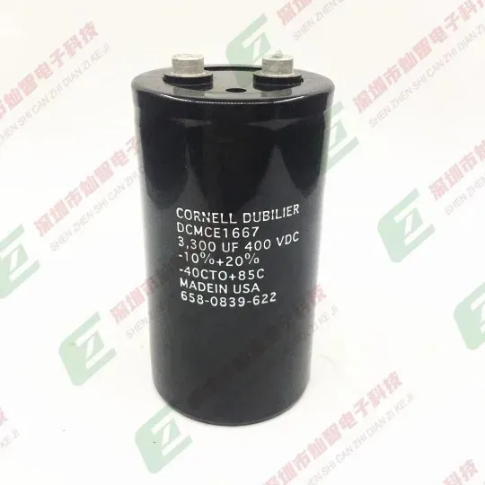 The new import dcmce1667400v3300uf American CDE aluminum electrolytic capacitor 3300UF400VDC
The new import dcmce1667400v3300uf American CDE aluminum electrolytic capacitor 3300UF400VDC