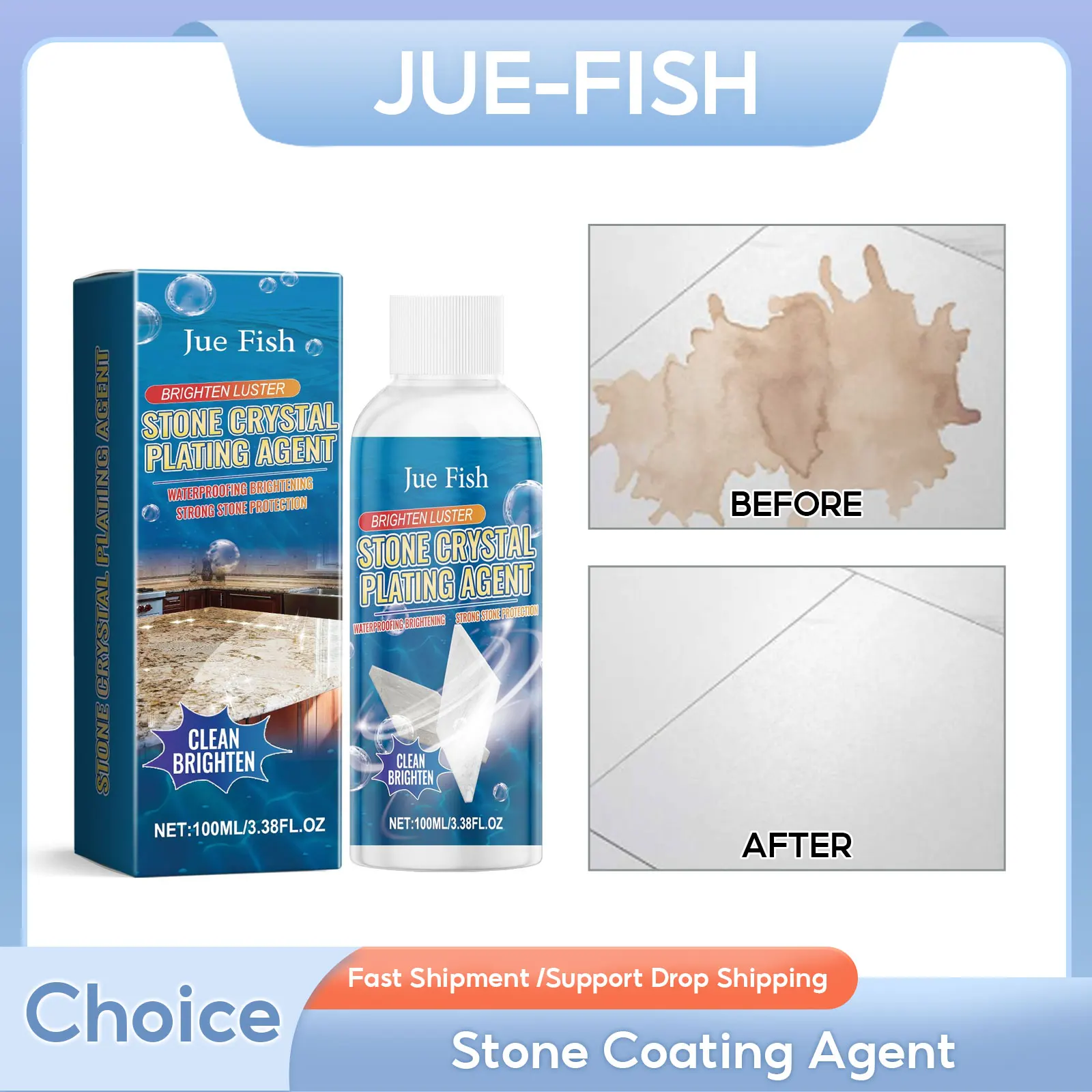 Marble Stone Stain Remover Stonework Polish Coating Granite Tile Countertop Cleaning Quartz Anti-Corrosion Stone Plating Liquid
Marble Stone Stain Remover Stonework Polish Coating Granite Tile Countertop Cleaning Quartz Anti-Corrosion Stone Plating Liquid