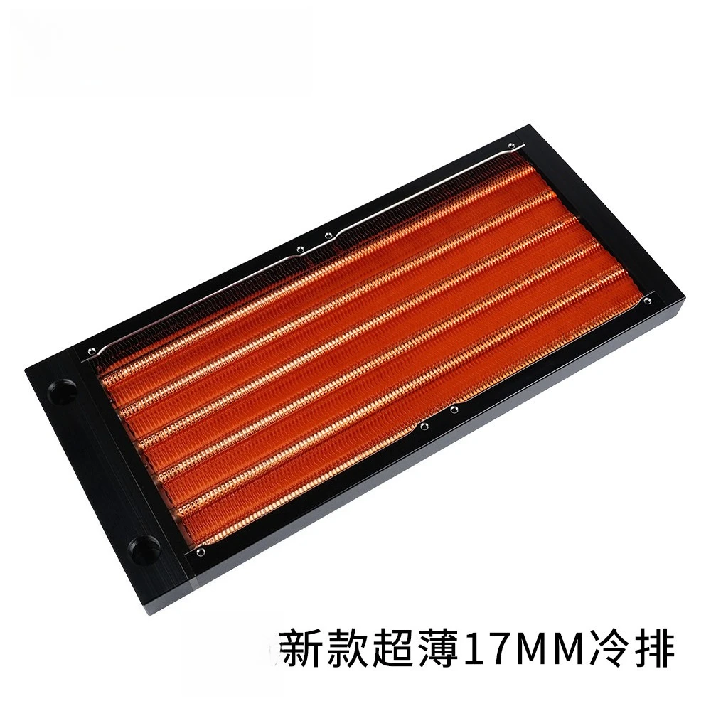 Ultra-thin 17MM version of Tierjiang cold row 120 240 360 copper, split water-cooled, water-cooled heat dissipation copper row
Ultra-thin 17MM version of Tierjiang cold row 120 240 360 copper, split water-cooled, water-cooled heat dissipation copper row