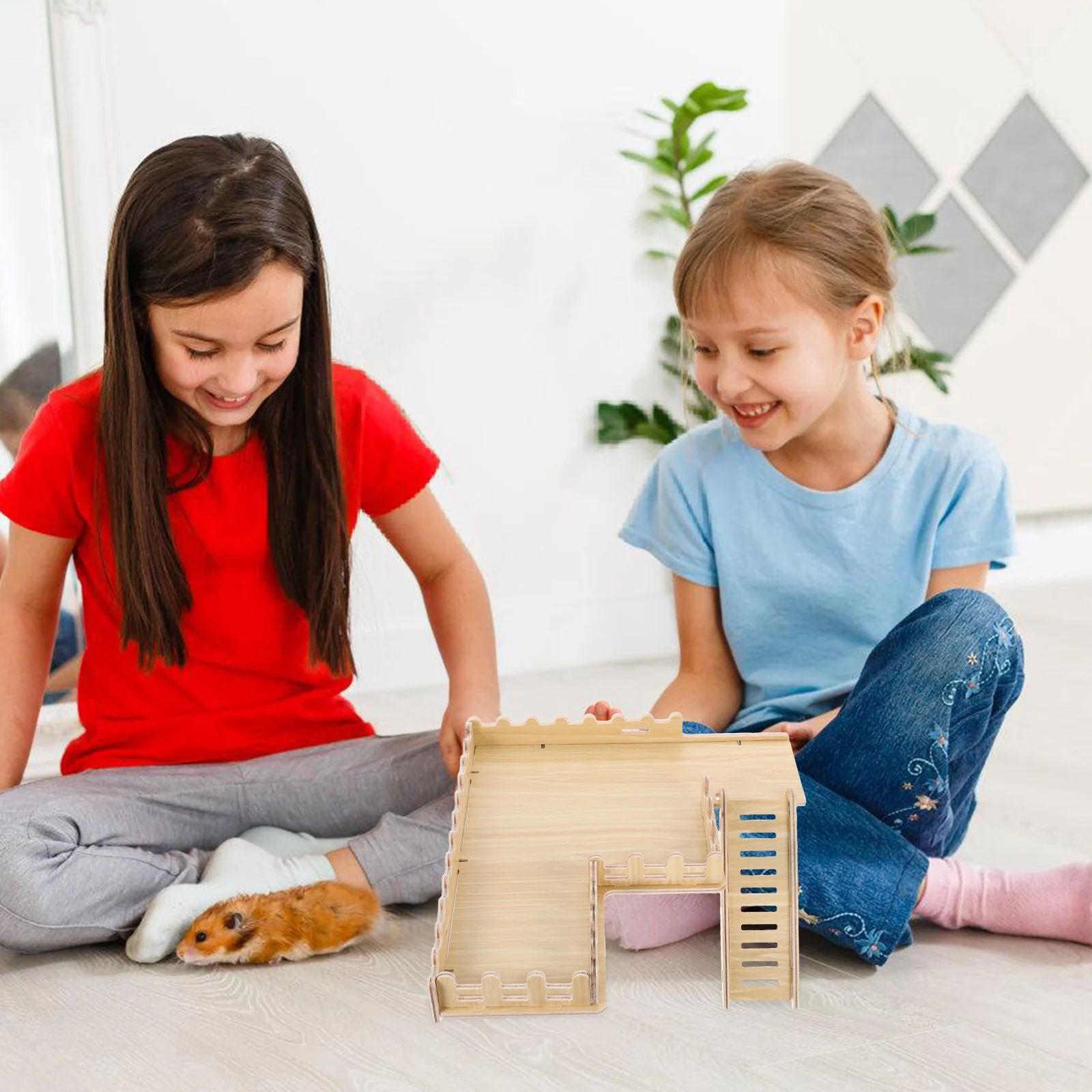 Hamster Wooden Platform Small Pet Activity House Fence Cage Accessories Autumn Wheel Houses Platform Ladder
Hamster Wooden Platform Small Pet Activity House Fence Cage Accessories Autumn Wheel Houses Platform Ladder