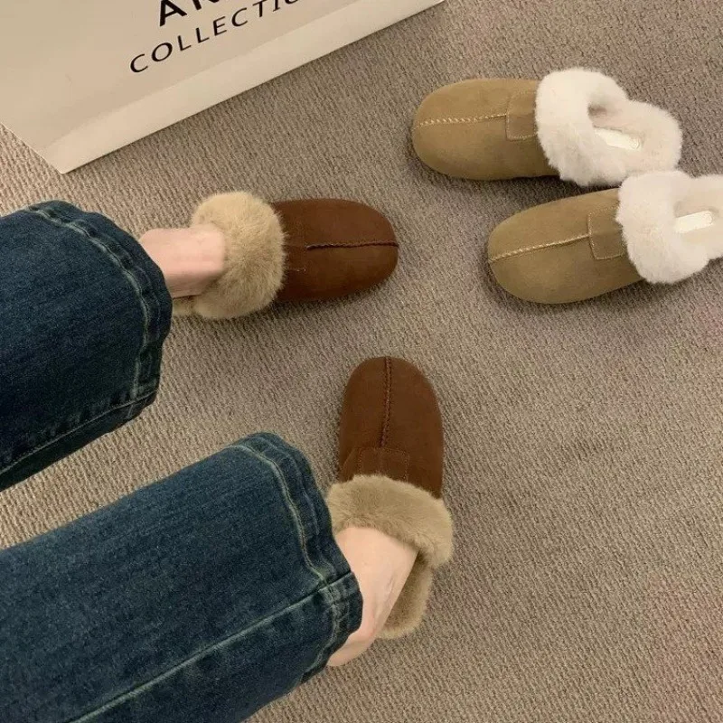 New Style Fashion Women's Home Slippers Winter Fur Flats Furry Elegant Comfortable Soft Shoes for Woman Slippers Zapatos Mujer
New Style Fashion Women's Home Slippers Winter Fur Flats Furry Elegant Comfortable Soft Shoes for Woman Slippers Zapatos Mujer