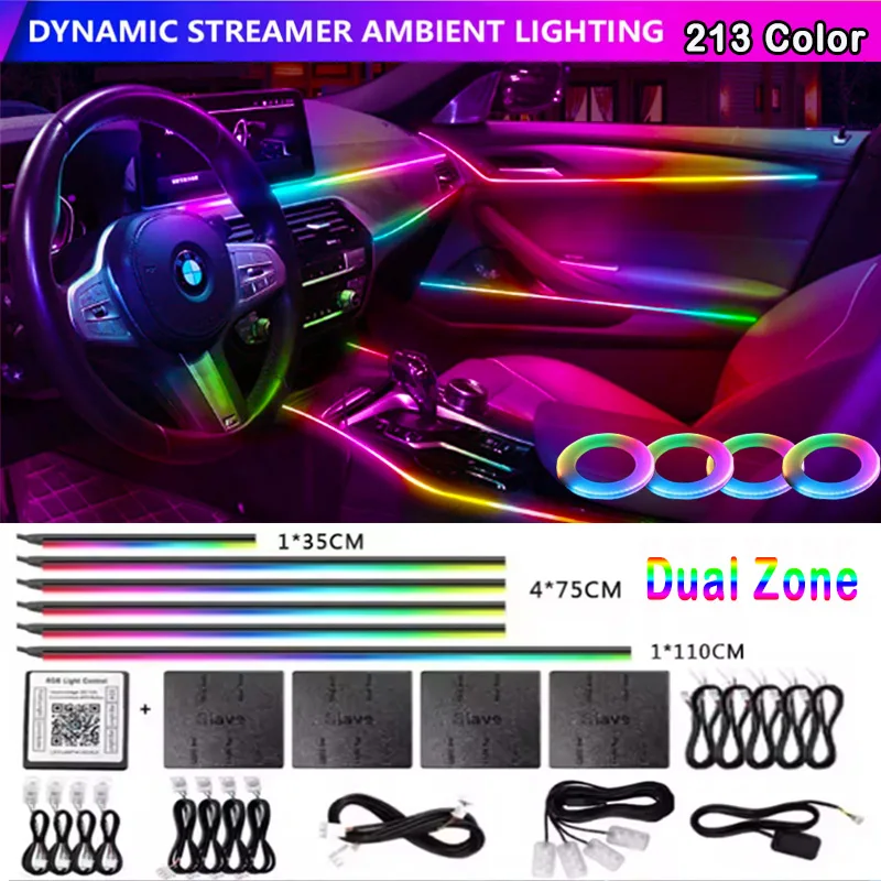 18 in 1 22 in 1 Led Acrylic Car Ambient Light Symphony 64 213 Color APP Bluetooth Control Atmosphere Lamp One Zone Dual Zone 12V
18 in 1 22 in 1 Led Acrylic Car Ambient Light Symphony 64 213 Color APP Bluetooth Control Atmosphere Lamp One Zone Dual Zone 12V