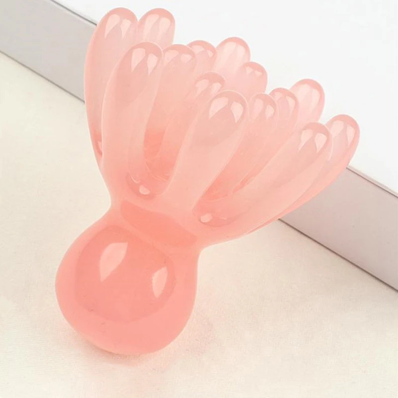 Resin Double Row Octopus Comb Cute Head Massager Hair Care Meridian Scraping Scalp Massage Acupuncture SPA Gua Sha Massage Tool
Resin Double Row Octopus Comb Cute Head Massager Hair Care Meridian Scraping Scalp Massage Acupuncture SPA Gua Sha Massage Tool