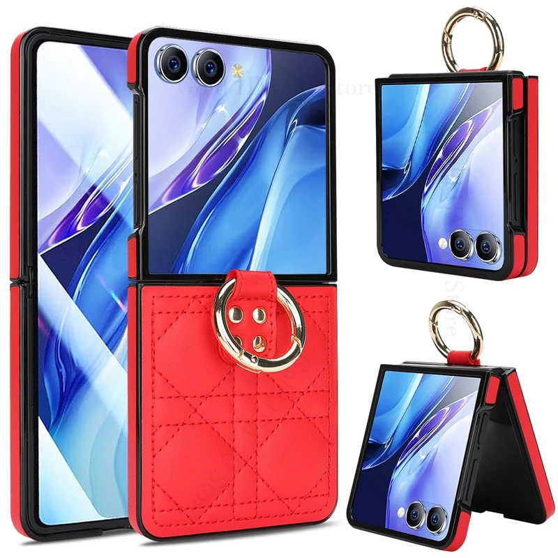 Pure Color Phone Leather Case For Motorola Razr 60 Ultra 5G Finger Ring Holder PC Tough Cover For Moto Razr 50 40 Ultra 5G Cases
Pure Color Phone Leather Case For Motorola Razr 60 Ultra 5G Finger Ring Holder PC Tough Cover For Moto Razr 50 40 Ultra 5G Cases
