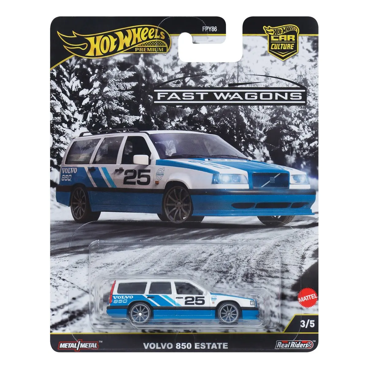 Hot Wheels Premium Volvo 850 Estate 1/64 Collection Die-cast Model Cars FPY86-9C1J 
Hot Wheels Premium Volvo 850 Estate 1/64 Collection Die-cast Model Cars FPY86-9C1J