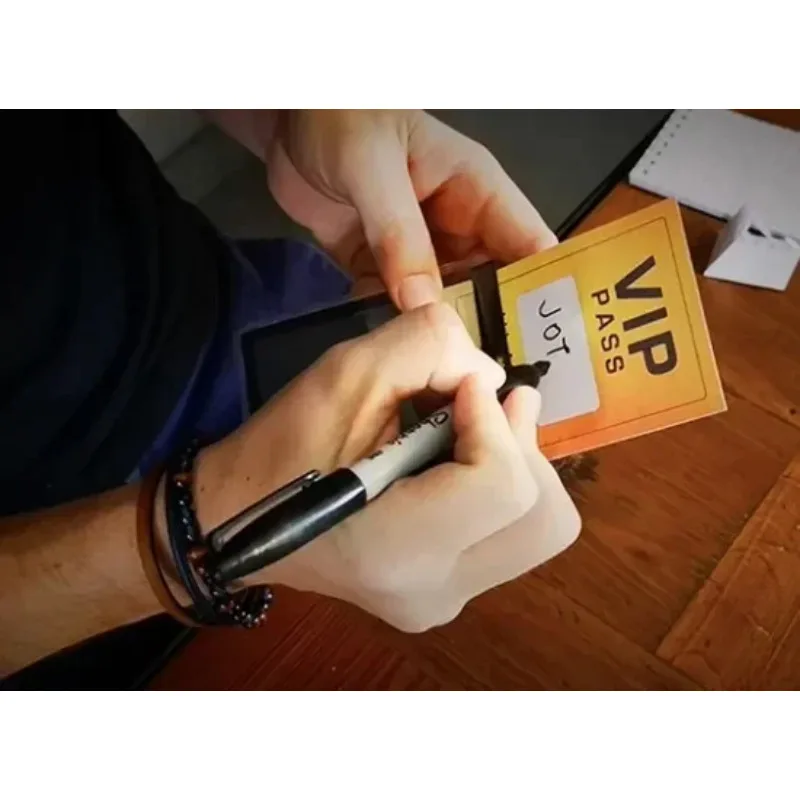 VIP PASS By Jota Close Up Magic Tricks Mentalism Magia Magie Magicians Prop Accessory Illusion Gimmick Funny Stuff
VIP PASS By Jota Close Up Magic Tricks Mentalism Magia Magie Magicians Prop Accessory Illusion Gimmick Funny Stuff