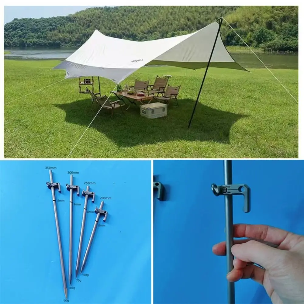 Новые титановые колышки TC4 Outdoor, легкие, 25/30/35 см, 360° ° Вращающиеся колышки, портативные колья для кемпинговой палатки, аксессуары для кемпинга и пешего туризма
Новые титановые колышки TC4 Outdoor, легкие, 25/30/35 см, 360° ° Вращающиеся колышки, портативные колья для кемпинговой палатки, аксессуары для кемпинга и пешего туризма